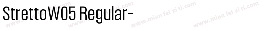 StrettoW05 Regular字体转换